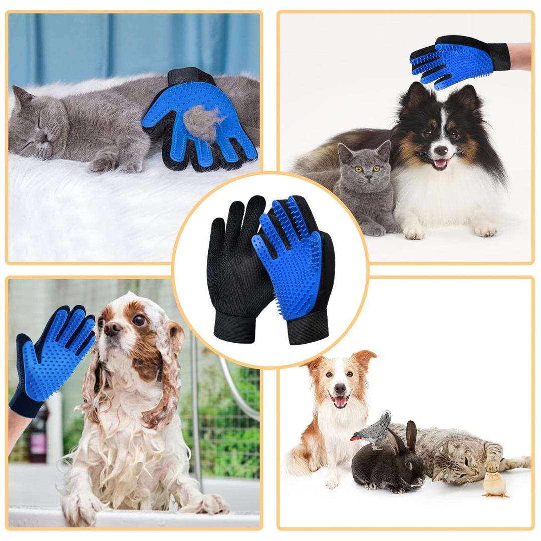 Pet Grooming Glove for Dogs & Cats